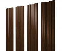 Штакетник Twin 0,45 Print Elite Choco Wood TwinColor