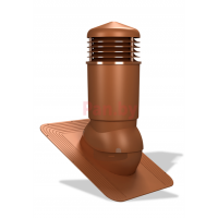 Вентиляционный выход для мягкой кровли Wirplast Wirovent Plus Standart K81 изолированный (утепленный) RAL 8004