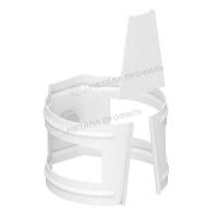 Держатель трубы D100 (на кирпич) (ПЛД-02-9010-0.6)