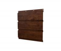 Софит металлический без перфорации 0,45 Print Premium с пленкой Cherry Wood Fresh TwinColor