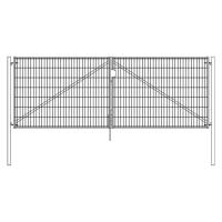 Ворота Light NoLock 1,53х4,0 RAL 6005