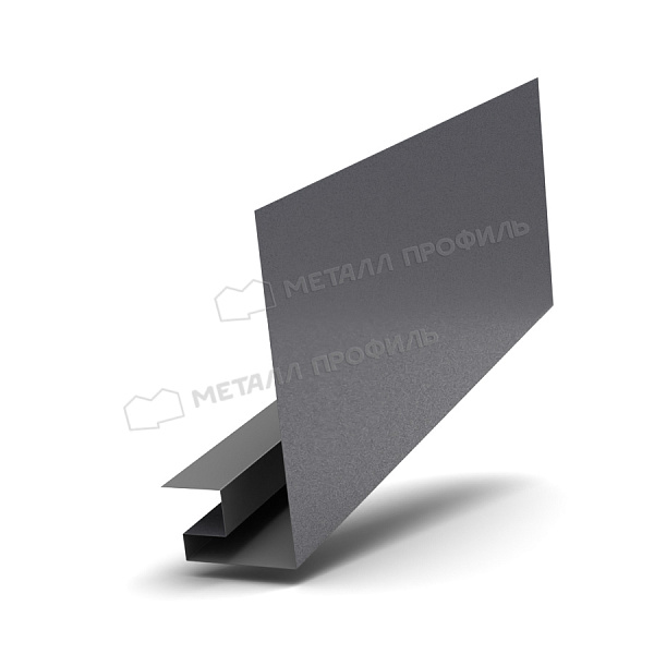 Планка откоса сложная 3D 245х75х2000 (VALORI-20-Серый Сланец-0.5)
