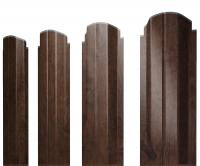 Штакетник П-образный А фигурный 0,45 Print-double Elite Antique Wood