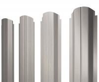 Штакетник П-образный А фигурный 0,45 Print Elite Milky Wood TwinColor