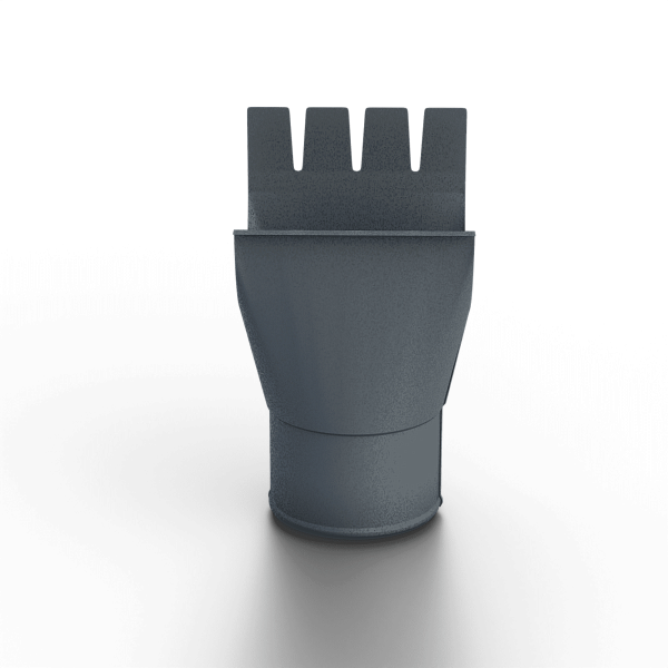 Воронка выпускная D125/100 Foramina Freeze (FRZ_D-01-Grey\Grey-0.6)