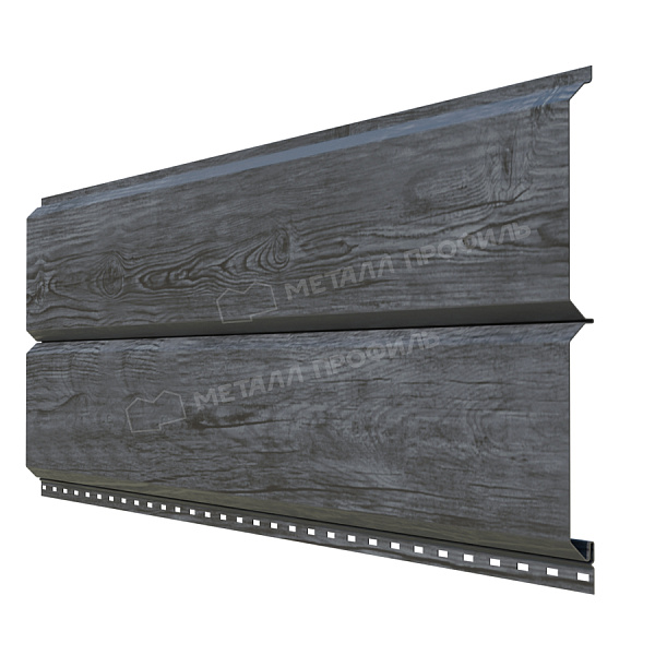 Сайдинг Lбрус-15х240 (ECOSTEEL_MA-01-Серый Дуб-0.5)