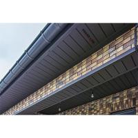 Софит ЭкоБрус без перфорации 0,345 Grand Line 0,45 Drap с пленкой RR 32 темно-коричневый