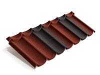 Лист Metrotile Mistral красно-черный