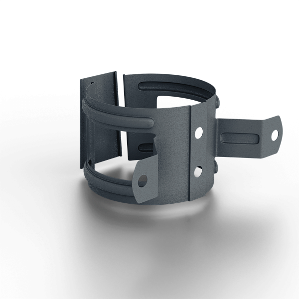 Держатель трубы D100 (на дерево) Foramina Freeze (FRZ_D-01-Grey\Grey-0.6)