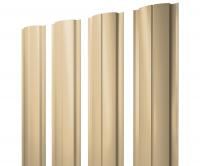 Штакетник Полукруглый Slim 0,4 PE RAL 1014 слоновая кость