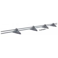Снегозадержатель NEW трубчатый Grand Line RAL 9006 3м