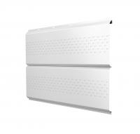 Софит ЭкоБрус new c перфорацией 0,5 Satin RAL 9003 сигнальный белый