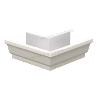 Угол желоба наружный 120х86 (ПЛ-02-9010-0.5)