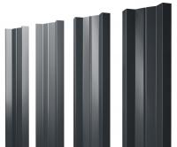 Штакетник М-образный А 0,4 PE RAL 7016 антрацитово-серый