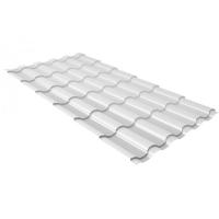 Металлочерепица кредо 0,45 Drap RAL 9003 сигнальный белый