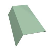 Планка карнизная 120х80 0,45 PE с пленкой RAL 6019 бело-зеленый (3м)