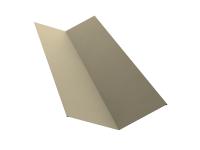 Планка ендовы верхней 145х145 0,45 PE с пленкой RAL 1015 светлая слоновая кость (3м)