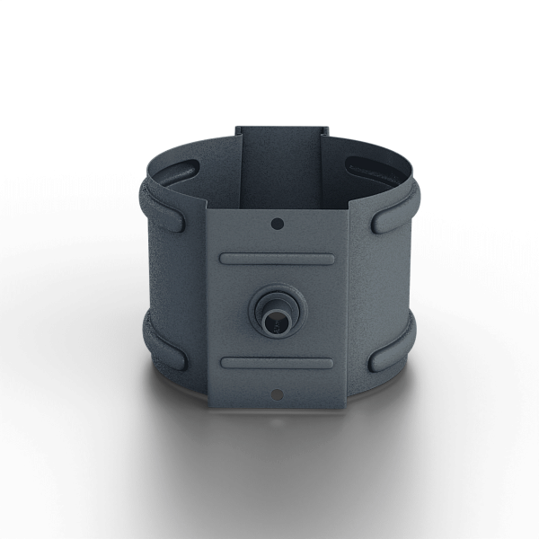 Держатель трубы D100 (на кирпич) Foramina Freeze (FRZ_D-01-Grey\Grey-0.6)