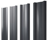 Штакетник М-образный А 0,5 Rooftop Бархат RAL 7024 мокрый асфальт