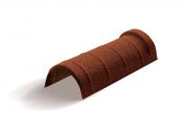 Конек полукруглый одинарный Mtile скарлет