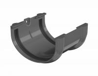 ТН ОПТИМА соединитель желоба, серый, шт