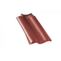 Боковая черепица левая Braas Рубин 11V красный бук