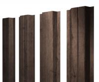 Штакетник П-образный А 0,45 Print Premium Almond Wood Fresh