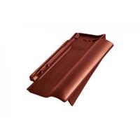 Боковая черепица правая Braas Рубин 11V красный бук