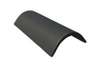 Коньковая черепица с зажимом Braas Доппель-С черный