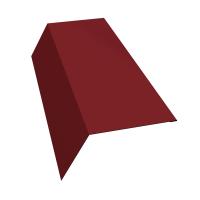 Планка карнизная 120х80 0,45 Drap RAL 3005 красное вино (2,5м)
