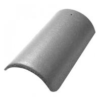 Коньковая черепица с зажимом Braas серый