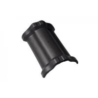 Центральная коньковая черепица с муфтами Braas Топаз 13V, Ангоб антрацит