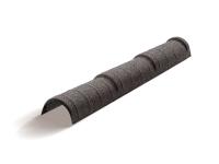 Конек полукруглый тройной Mtile сланцевый