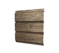 Софит металлический полная перфорация 0,45 Print Elite с пленкой Nordic Wood TwinColor