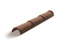 Конек полукруглый тройной Mtile пустыня