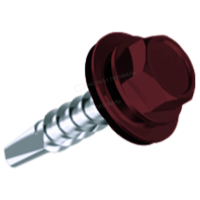 Саморез 4,8х19 RAL3005 (красное вино)