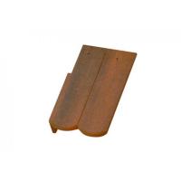 Боковая цементно-песчаная черепица Braas Ревива левая, антик