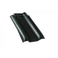 Боковая черепица левая Braas Рубин 13V зеленая ель