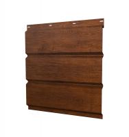 Софит металлический центральная перфорация 0,45 Print Premium с пленкой Golden Wood Fresh