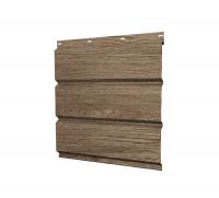 Софит металлический полная перфорация 0,45 Print Elite с пленкой White Wood TwinColor