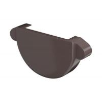 Заглушка желоба ТЕХНОНИКОЛЬ Макси ПВХ 152/100, коричневый