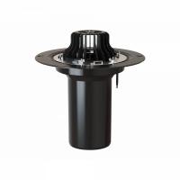 Воронка с обжимным металлическим фланцем с обогревом Ø160х450мм