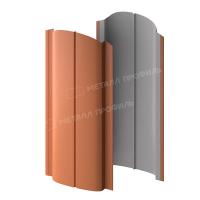 Штакетник металлический МП ELLIPSE-O 19х126 (VikingMP E-20-8004-0.5)