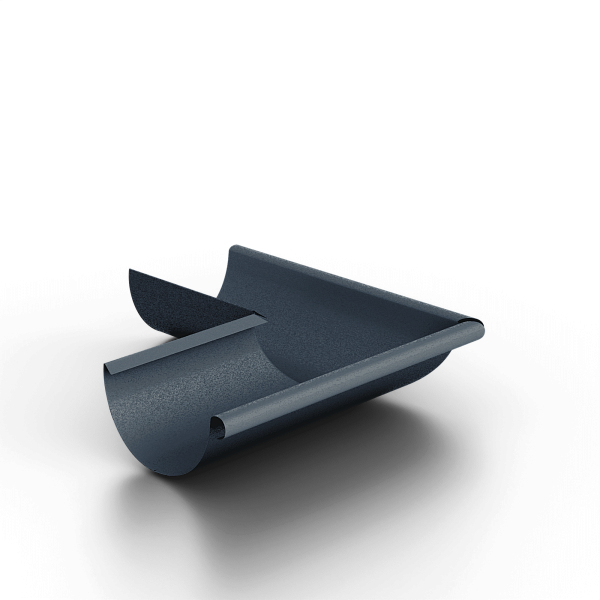 Угол желоба наружный D125 Foramina Freeze (FRZ_D-01-Grey\Grey-0.6)