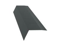 Планка карнизная 100х65 0,45 PE с пленкой RAL 7005 мышино-серый (2,5м)