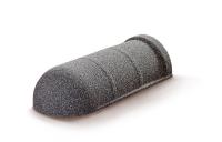 Конек полукруглый начальный HIP AeroDek Tradition /Firenze античный серый