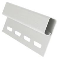 Планка финишная 3,00 двухслойная Grand Line белая