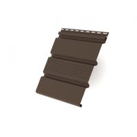 Софит Т4 3,00 двухслойный Grand Line частично перфорированный коричневый