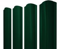 Штакетник Круглый фигурный 0,5 Satin Matt RAL 6005 зеленый мох
