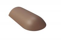 Начальная хребтовая черепица Braas Доппель-С коричневый